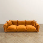Arten Mid-Century Modern Luxury Boucle/Velvet Couch