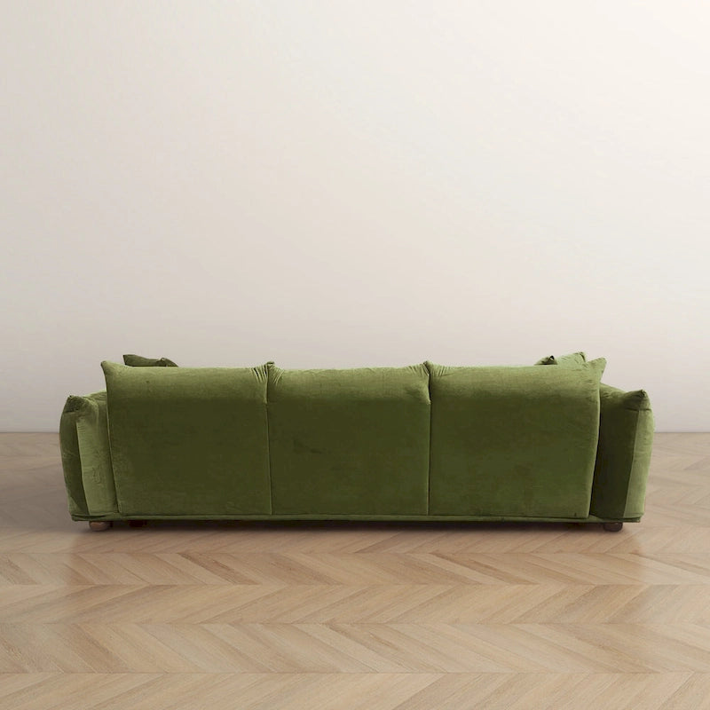 Arten Mid-Century Modern Luxury Boucle/Velvet Couch