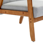 Leisure Accent Chairs Armchair with Solid Wood Armrest and Feet, for Living Room Bedroom Studio chair