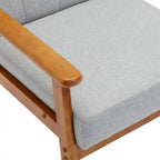 Leisure Accent Chairs Armchair with Solid Wood Armrest and Feet, for Living Room Bedroom Studio chair