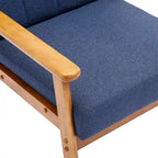 Leisure Accent Chairs Armchair with Solid Wood Armrest and Feet, for Living Room Bedroom Studio chair