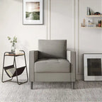 CraftPorch Contemporary Minimalist Linen Upholstered 3-Piece Living Room Set