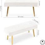 Howtai Upholstered Bench for bedroom, entryway, dining room