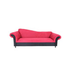 Coast to Coast Sofas Traditional 3 Seater Sofa Velvet Solid Wood Frame Upholstered