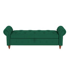 Modern Storage Bed Bench,Shoe Bench,Footrest with Rolled Arms