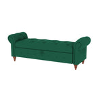 Modern Storage Bed Bench,Shoe Bench,Footrest with Rolled Arms
