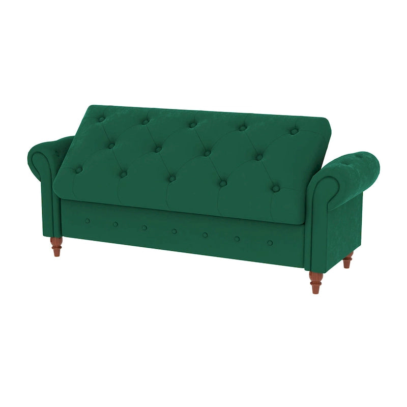 Modern Storage Bed Bench,Shoe Bench,Footrest with Rolled Arms