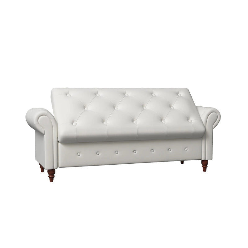 Modern Storage Bed Bench,Shoe Bench,Footrest with Rolled Arms