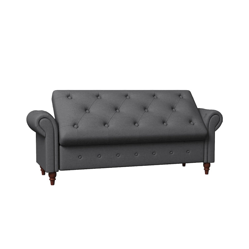 Modern Storage Bed Bench,Shoe Bench,Footrest with Rolled Arms