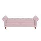 Modern Storage Bed Bench,Shoe Bench,Footrest with Rolled Arms