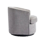 SEYNAR Modern Upholstered Round Swivel Barrel Armchair for Living Room