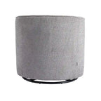 SEYNAR Modern Upholstered Round Swivel Barrel Armchair for Living Room