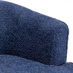 SEYNAR Modern Upholstered Round Swivel Barrel Armchair for Living Room