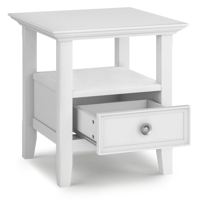 WYNDENHALL Halifax Solid Wood 19-inch Square End Table - 19 inch wide