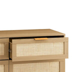 6 drawers Rattan dresser Rattan Drawer,