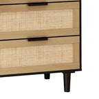 6 drawers Rattan dresser Rattan Drawer,