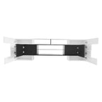 Merax TV Stand with 2 Illuminated Glass Shelves, High Gloss Entertainment Center for TVs Up to 80 - n/a