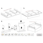 Midtown Concept Wall Mounted TV Shelf Board for 70-in TV