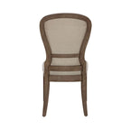 Americana Farmhouse Upholstered Tufted Back Side Chair (Set of 2)