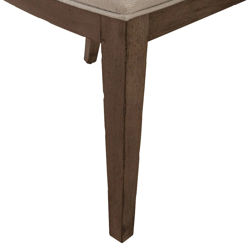 Americana Farmhouse Upholstered Tufted Back Side Chair (Set of 2)