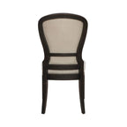 Americana Farmhouse Upholstered Tufted Back Side Chair (Set of 2)