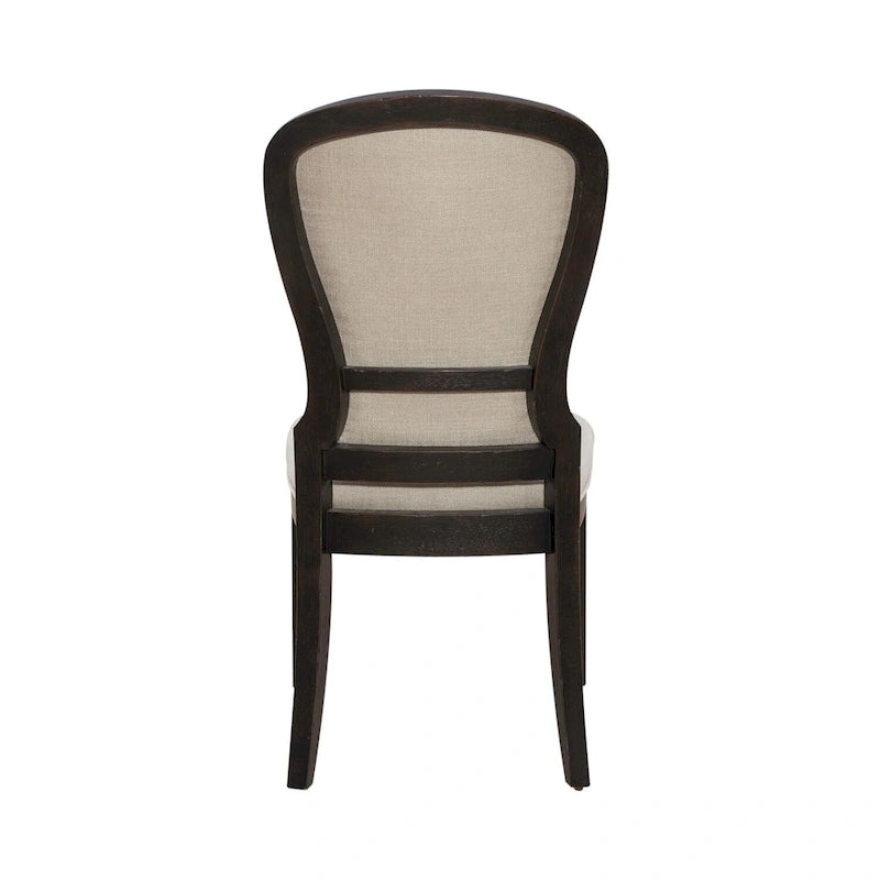 Americana Farmhouse Upholstered Tufted Back Side Chair (Set of 2)