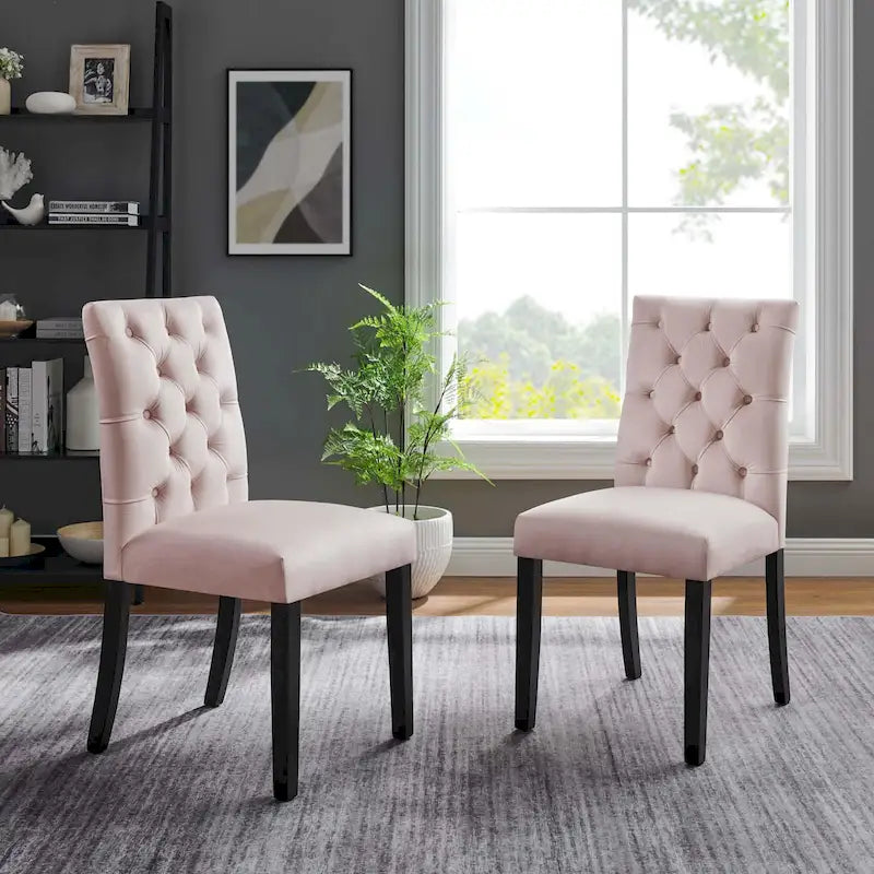 Duchess Performance Velvet Dining Chairs - Set of 2