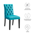 Duchess Performance Velvet Dining Chairs - Set of 2