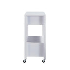 Newsom Modern 2-Drawer Caster Serving Cart with Towel Bar by Furniture of America