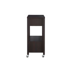 Newsom Modern 2-Drawer Caster Serving Cart with Towel Bar by Furniture of America