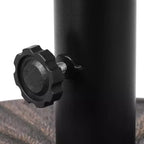 WestinTrends 20 Fillable Round Umbrella Base Stand Heavy Duty with Adjustable knob and Pole Holder