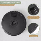 WestinTrends 20 Fillable Round Umbrella Base Stand Heavy Duty with Adjustable knob and Pole Holder