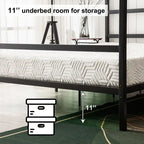 Black Mosquito Net Bed