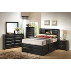 Jazz Black Storage Bed