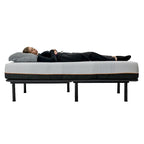 Bridgevine Home Quick Assembly Adjustable Bedframe with Voice Activated Controls