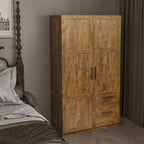 70.87H High wardrob with 2 doors, 2 drawers and 5 storage spaces