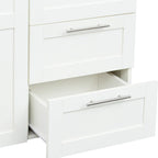 70.87H High wardrob with 2 doors, 2 drawers and 5 storage spaces