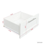 70.87H High wardrob with 2 doors, 2 drawers and 5 storage spaces