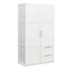 70.87H High wardrob with 2 doors, 2 drawers and 5 storage spaces
