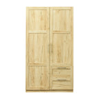 70.87H High wardrob with 2 doors, 2 drawers and 5 storage spaces