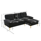 Three-Seat Simple And Stylish Indoor Modular Sofa