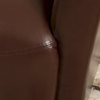 Angelo Bonded Leather Wingback Swivel Club Chair by Christopher Knight Home
