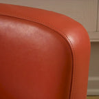 Angelo Bonded Leather Wingback Swivel Club Chair by Christopher Knight Home
