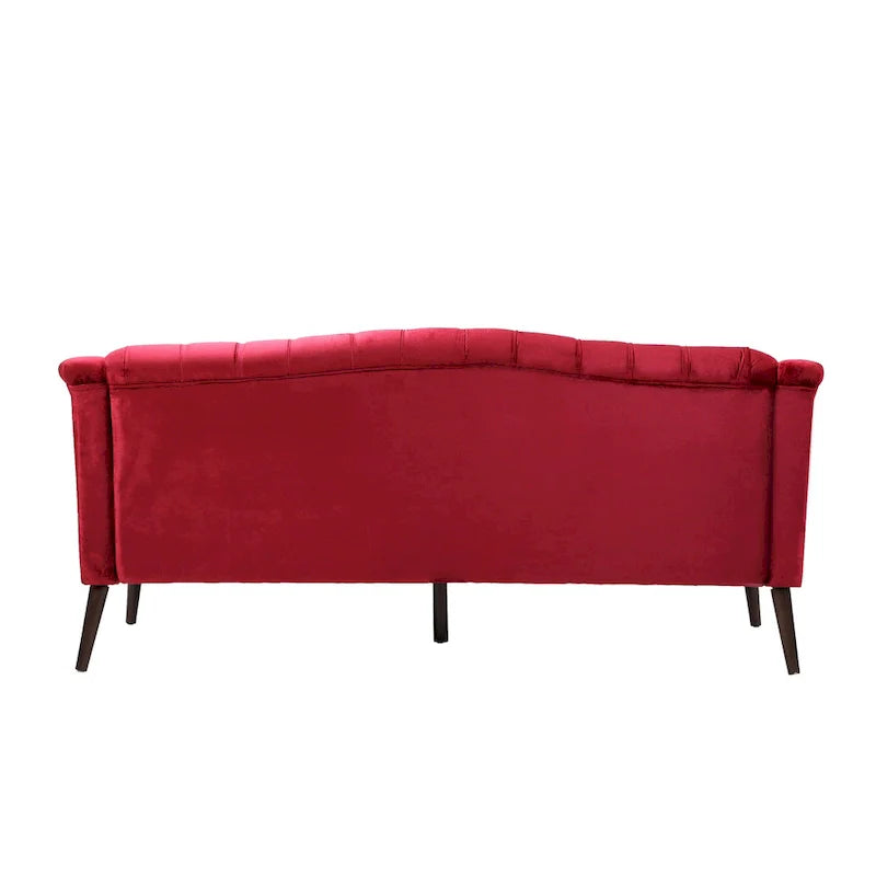 Adelia Modern Glam Tufted Velvet Sofa by Christopher Knight Home