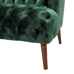 Adelia Modern Glam Tufted Velvet Sofa by Christopher Knight Home