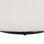Mokena Textured Boucle Upholstered Swivel Club Chair by Christopher Knight Home