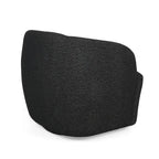 Mokena Textured Boucle Upholstered Swivel Club Chair by Christopher Knight Home