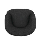 Mokena Textured Boucle Upholstered Swivel Club Chair by Christopher Knight Home