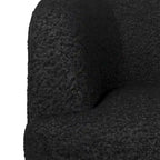 Mokena Textured Boucle Upholstered Swivel Club Chair by Christopher Knight Home
