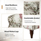 Nyctelius Traditional Polyester Accent Chair with Rolled Arms and Nailhead Trim by HULALA HOME